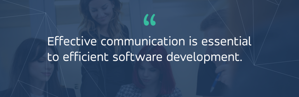 software developers communication IT management software developers