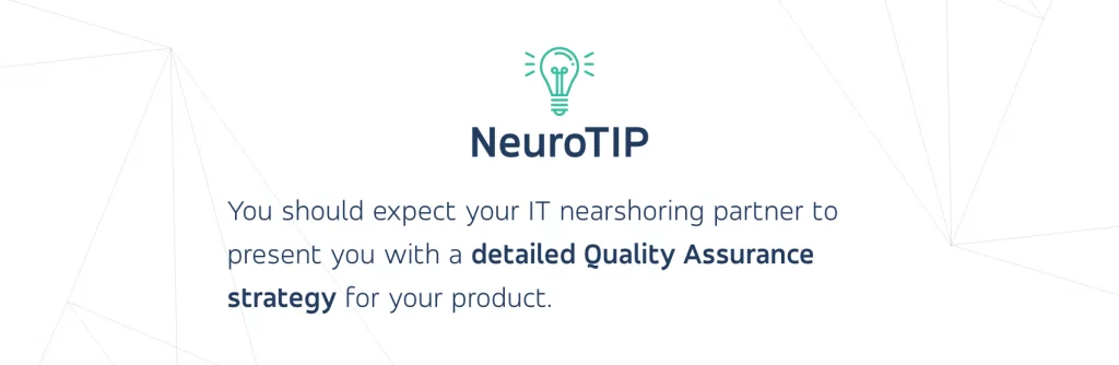 quality assurance strategy in nearshoring 8 tricky questions that will help you verify a nearshore development company 3 nearshore quality assurance strategy in nearshoring