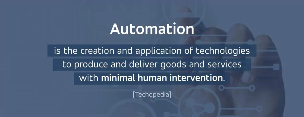 automation Automation definition